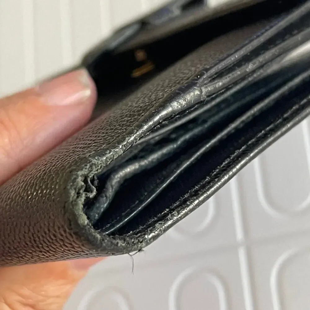 Salvatore Ferragamo black bifold wallet